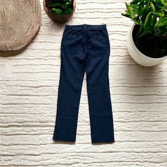 J. Crew Favorite Fit Women Black Trouser Pants Straight Leg Size 0 A1209 - Picture 4 of 9